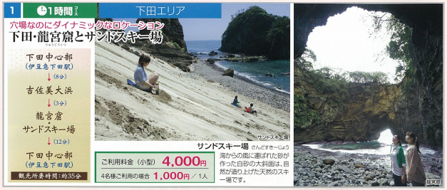 竜宮窟への観光タクシーでのアクセス