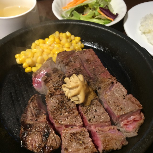 いきなりステーキのランチ 肉質と味の口コミ 待ち時間少ない南行徳駅 とらべるじゃーな 関東圏旅行ブログ