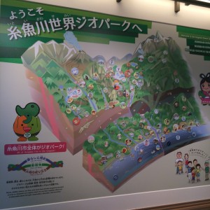 糸魚川駅 世界ジオパーク