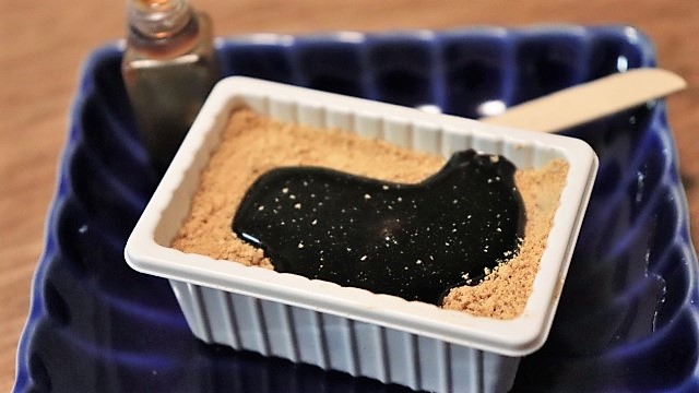 信玄餅の黒みつ