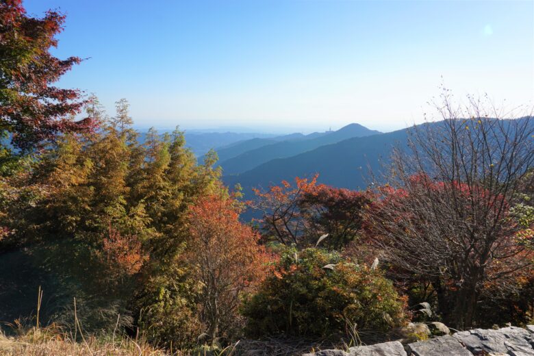 御岳山駅（頂上）からの風景