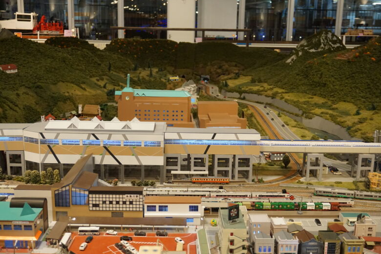 糸魚川駅　鉄道模型