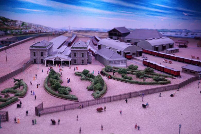 初代横浜駅　模型