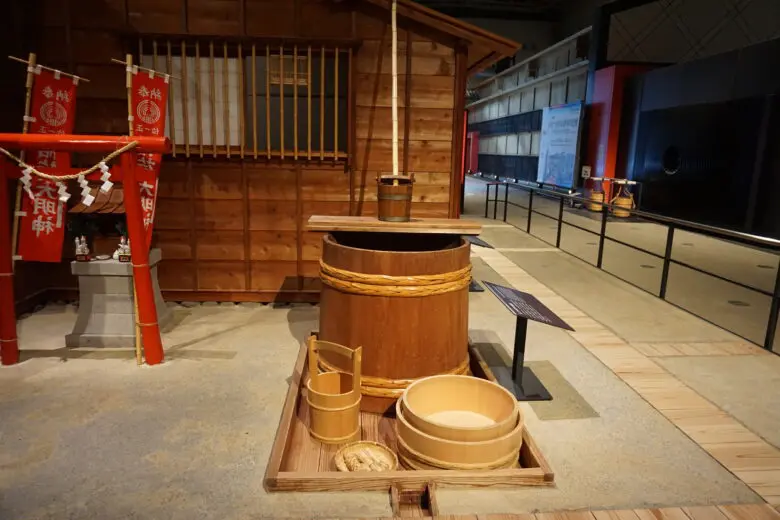 江戸東京博物館　井戸、稲荷神社